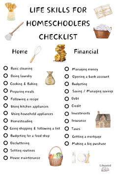 life skills for homeschoolers checklist Free Life Skills Curriculum, Homeschool Copywork Free Printable, Homeschool Electives Elementary, Life Skills For Kids By Age, Life Skills Homeschool, Homeschool Home Economics, New Skills To Learn List, Homeschool Life Skills, Workboxes Homeschool