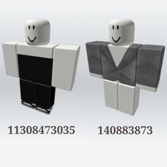 two paper men with different expressions and numbers