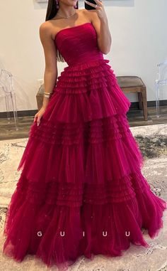 Prom Dress With Ruffles, Bodycon Dress Homecoming, Tiered Prom Dress, Off Shoulder Evening Dress, Formal Parties, Prom 2024, Pink Homecoming Dress, Prom Inspo, Purple Prom Dress