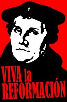 a red and black poster with the words viva la reformaccion on it