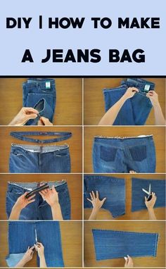 how to make a jean's bag