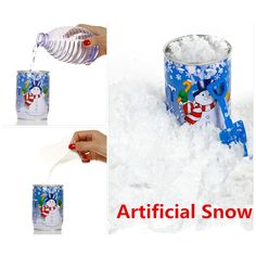 the snowman can be used as an ice bucket