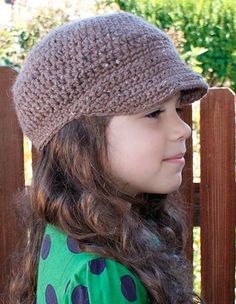 ".pdf CROCHET PATTERN ONLY This does not include the finished product. Instant download link provided after payment. Skill level: easy This newsboy cap is the perfect accessory to any outfit. It is great in cold weather will it will keep your head and ears warm and great in the hot weather to block out the sun. This pattern includes sizes from baby all the way to adult male. (14\", 16\", 18\", 20\", and 22\" circumference included). You can make one for every member of the family. Leave it plain Newsboy Cap Pattern, Crochet Newsboy Hat, Crochet Knit Hat, Cap Patterns, Crochet Cap, Knitting Supplies, Knit Picks, Newsboy Cap, Crochet Hat Pattern