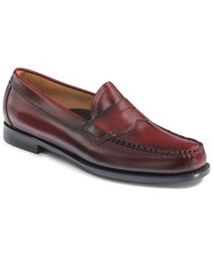 in stock Classic Red Loafers For Semi-formal Occasions, Classic Red Moc Toe Loafers, Classic Red Plain Toe Loafers, Weejuns Loafers, Classic Loafers, Leather Socks, Modern Wardrobe, Perfect Shoes, G H