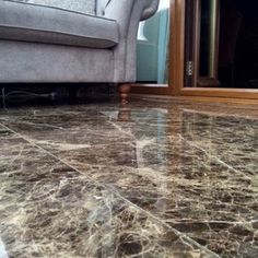 marble flooring that looks like it has been polished