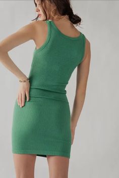 Bray Bodycon dress features thick ribbed fabric that is both flattering and stretchy! She can be worn all year round and comes in 2 beautiful colors. Wear alone with sneakers, sandals, or wedges, or pair with a denim jacket or kimono for a whole new look! Fits Small size up if in between S 0-2, M 6-8, L 8-10 60% Rayon, 35% Nylon, 5% Spandex Ribbed Bodycon Dress, Top Collection, Swimwear Collection, Kelly Green, Ribbed Fabric, Shoe Collection, Dress Collection, Beautiful Colors, New Look