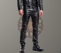 100% Real Lambskin Leather Pant for Men - Handmade Genuine Leather Pants - Personalized Leather Pants Experience the luxury and durability of our 100% Real Lambskin Leather Pants for Men, handcrafted to perfection. These sleek, stylish pants are made from genuine lambskin leather, offering a smooth, buttery feel and exceptional comfort. Perfect for casual wear or dressing up, these leather pants are designed to stand out while providing a tailored fit. Features: Material: Premium, 100% real lamb Leather Pants For Men, Lgbtq Fashion, Mens Leather Pants, Leather Pant, Stylish Pants, Pants For Men, Personalized Leather, Lambskin Leather, Fashion Pants