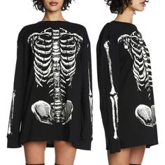 Material :The Oversized Gothic Skeleton Sweatshirts Is Made Of Soft Cotton Blend. This Skull Sweater For Women Shows Off Your Curves Perfectly. It's Casual And Comfortable,You Will Need Them All Over The Year. Halloween Sweatshirt: Gothic Skeleton Crew Neck Hoodie, Skeleton Printed Graphic Hoodies, Punk Y2k Skeleton Long Sleeve Pullover, Halloween Gothic Top, Halloween Gift, Christmas Long Sleeve Hoodies. Lightweight, Classic Fit. This Sweatshirt Great For Women And Teen Girls! Match: Simple And Y2k Skeleton, Hoodie Skeleton, Y2k Halloween, Skeleton Crew, Streetwear Model, Gothic Skeleton, Goth Clothes, Skeleton Sweatshirt, Sweater Y2k