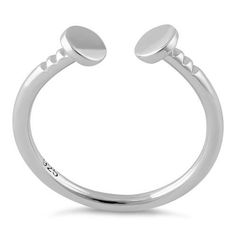 Top of ring height: 4.6mm

Band width: 1.8mm

Shank width: 1.8mm



Metal: 925 sterling silver

Plating: rhodium plated

Finish: high polish White Gold Sterling Silver Midi Rings With Open Band, Silver Midi Promise Rings With Polished Finish, White Gold Midi Rings With Polished Finish For Promise, White Gold Midi Promise Rings With Polished Finish, Silver Stackable Midi Rings For Formal Occasions, Silver Stackable Midi Rings For Formal Events, Modern Silver Sterling Initial Ring, Sterling Silver Open Midi Rings With Polished Finish, Sterling Silver Midi Rings With Polished Finish