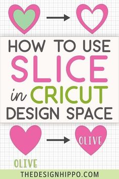 how to use slice in cricut design space