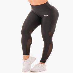 NEM X RW SCRUNCH BUM LEGGINGS BLACK Easy 30 day return policy