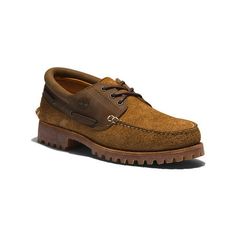 Manufacturer: Timberland Size Origin: US Style Type: Boat Shoes Collection: Timberland Closure: Material: Leather/Man Made Fabric Type: Suede Sku: BH5708189 Size: 9.5.  Color: Brown.  Gender: male.  Age Group: adult. Mens Slip On Shoes, Leather Man, Shoes Collection, Timberland Mens, Suede Lace, Shoe Collection, Slip On Shoes, Boat Shoes, Leather Men