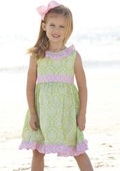 Bunny Ruffle Dress Sewing For Kids, Baby Sewing