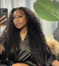 Middle Part Curly Hair, Frontal Wig Hairstyles, Birthday Hairstyles, Quick Weave Hairstyles, Frontal Hairstyles, Deep Wave Hairstyles, Curly Lace Front Wigs