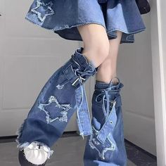 Material: Cotton denim Color: Blue Denim Suspenders, Style Kawaii, Skirt Denim, Kawaii Fashion Outfits, Denim Color, Kawaii Clothes, Kawaii Fashion, Suspenders