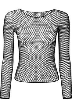 Hellrazor Fishnet Top [B] - Shop Now - www.KILLSTAR.com Black Fishnet Top, Fishnet Shirt, Black Wardrobe, Fishnet Top, Next Dresses, Dream Clothes, Aesthetic Clothes, Cool Outfits