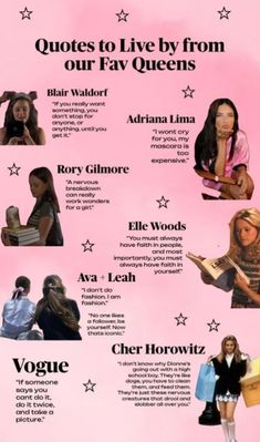 a poster with many different types of women