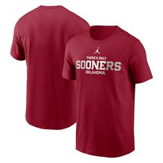 Emphasize your dedication to the Oklahoma Sooners with this Local Campus T-shirt. Made by Nike, it features a bold team slogan graphic that stands out against the solid fabric. Cotton material provides a comfortable feel for the next Oklahoma Sooners game day or casual wear. Team Slogans, Buy Jordans, Oklahoma Sooners, Jordans For Men, Free Shopping, Cotton Shorts, Game Day, Fabric Cotton, Oklahoma