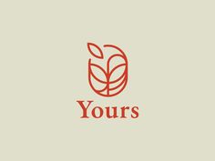 the logo for yours, an organic food company