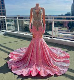 Pink And Blue Prom Dress, Prom Dresses 2023 Pink, Pink And Gold Prom Dress, Pink Glitter Prom Dress, Pink Prom Dresses Black Women, Prom Pink Dress, Baby Pink Prom Dresses, Luxury Prom Dresses, Prom 2k24