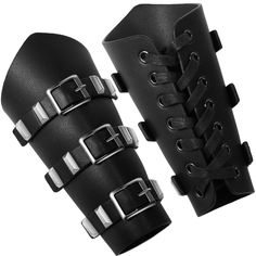 PRICES MAY VARY. Our Inclusive Package: value your adventurous courage with our package that contains 2 pieces of medieval gauntlets, unleash your inner warrior with this versatile set of arm guards, this set assures you of ample protection in your medieval affair PU Leather and Alloy Material: crafted with comfort and durability in mind, the renaissance arm guards are woven from PU leather and alloy materials for a sturdy and resilient accessory, enhance your medieval feel with these arm guards Apocalypse Kit, Leather Gauntlet, Arm Guards, Pirate Cosplay, Medieval Belt, Medieval Aesthetic, Inner Warrior, Arm Guard, Viking Style