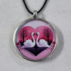 Handmade 92.5 Sterling Silver Glass Framed Love Birds Pair Photo Print Pendant Unique Charm Handmade Necklace Silver Locket With Colour String . Made by My Shop Members. Primary Colour of Pendant is Silver.  Pendant Length With Loop 3.8 cm  Pendant Width 3.2 cm. Pendant Weight 4.5 gms. thickness of pendant 4 mm inner diameter of pendant Loop is 5 mm Special For You:- It's Possible to Make as Customers Choice like Couple /Be loved / Pet / Ideal/Someone Special Every Type of Print. You Can Also Se Nickel-free Necklaces For Valentine's Day, Handmade Round Jewelry For Valentine's Day, Silver Round Pendant Necklace For Valentine's Day, Handmade Silver Jewelry For Valentine's Day, Handmade Round Pendant Necklace For Valentine's Day, Handmade Valentine's Day Round Pendant Necklace, Nickel-free Round Pendant Necklace For Valentine's Day, Nickel-free Round Pendant Jewelry For Valentine's Day, Silver Glass