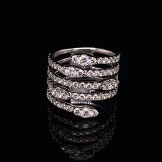 18-karat white gold diamond fashion ring with 1.75 carats of diamonds. Diamond Fashion Rings, Fashion Ring, Diamond Fashion, White Gold Diamonds, Wrap Around, Fashion Rings, Gold Diamond, Diamonds, White Gold