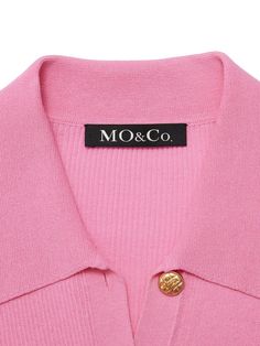 MO&Co. Women's Crop Top in Bodycon Knit Features : - Slim-fit knitted sweater × small lapel - Truncated cut × three-dimensional pleating- Except for the first button,the other buttons can't be unbottoned.Code : MBB3SWT015Length of size M is 61cmPink : Model is 180cm tall and wearing a size M MATERIALS & CARE : Material : 67.9% Cotton 32.1% PolyamideUse a washing machine at the mild process of 30℃Do not bleach, lay flat to dry in the shade Do not tumble dry, iron at low temperature Do not soak In Women Crop Top, Pink Model, Casual Tops For Women, Mesh Bag, Knitted Sweater, Women Crop, Lay Flat, Three Dimensional, Crop Tops Women