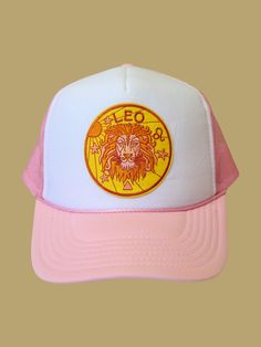 Otto pink and white mesh trucker hat with durable adjustable snapbackSoft and comfy terry cloth sweatbandPremium foam fabric Summer Pink Dad Hat For Streetwear, Pink Snapback Dad Hat For Summer, Pink Curved Bill Hat For Streetwear, Pink Snapback Hat For Summer Streetwear, Sporty Pink Baseball Cap For Summer, Pink Curved Bill Dad Hat For Streetwear, Pink Baseball Cap For Streetwear With Curved Bill, Pink Dad Hat With Curved Brim For Sports, Pink Curved Bill Sports Hat