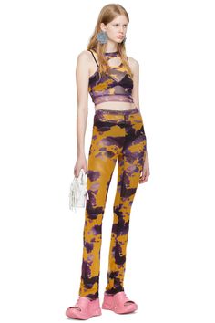 SSENSE Exclusive Purple Lounge Pants by Ottolinger on Sale Purple Lounge, Graphic Patterns, Lounge Pants, Print Patterns, On Sale, Lounge, Women Wear, Mesh, Purple