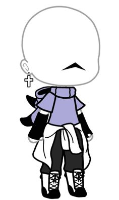 an image of a cartoon character with a cross on his head