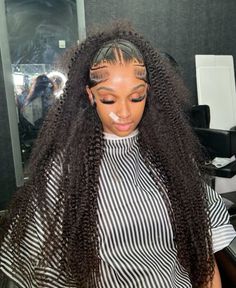 Braided Curly Wig Hairstyles, Curly Frontal Hairstyles For Black Women, Half Up Half Down Hair Black Women Deep Wave, Deep Wave Frontal Wig Hairstyles Half Up Half Down, Curly Wigs For Black Women Hairstyle, Deep Wave Curly Wig Hairstyles, Deepwave Wig Hairstyles For Black Women, Wig Half Up Half Down Hairstyles, Curly Lace Hairstyles