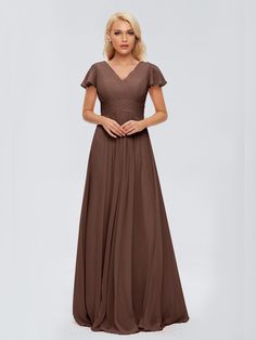 Chocolate Chocolate Brown Bridesmaid Dress, Chocolate Bridesmaid Dresses, Brown Bridesmaid Dresses, Ruffles Bridesmaid Dresses, Bridesmaid Dress Chiffon, Bridesmaid Dresses Uk, Wedding Guest Attire, 120 Lbs, Chiffon Bridesmaid Dresses