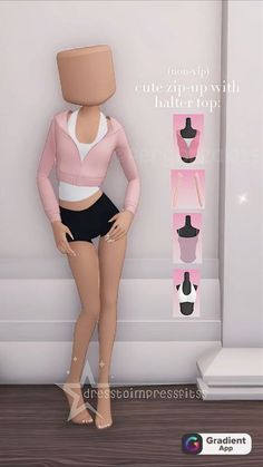 a female mannequin standing in front of a wall