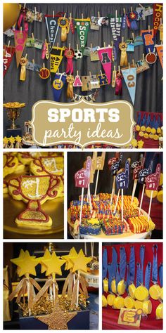 sports themed party ideas for kids and adults