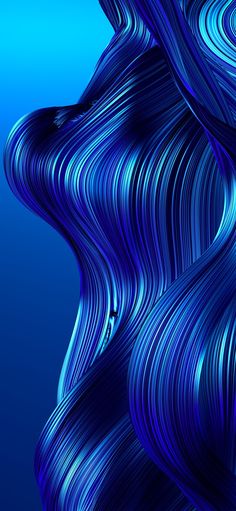 an abstract blue background with wavy lines in the shape of waves on top of each other