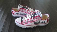 White Converse Shoes, Children Of The Corn, Converse Custom, College Gear, Custom Converse, Style Guru