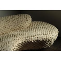 two pieces of woven material sitting on top of each other