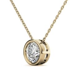 Luxury Necklace With Bezel Set Round Pendant, Luxury Rose Cut Diamond Round Pendant Necklace, 2 Diamond Pendant, Luxury Round Diamond Necklace With Adjustable Chain, Luxury Heirloom Round Pendant Necklace, Luxury Gold Plated Round Diamond Necklace, Luxury Single Cut Diamond Medallion Necklace, Bezel Setting Pendant, Luxury Medallion Necklace With Single Cut Diamonds