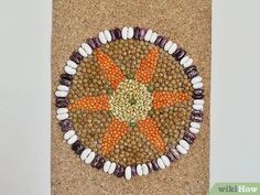 How to Make a Mosaic with Lentils: 8 Steps (with Pictures) Bean Mosaic, Bottle Top Art, Easy Mosaic, Mosaic Pot, Mosaic Art Diy, Mosaic Flower Pots, Mosaic Table Top, Not Musik, Mosaic Table