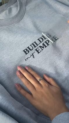 Sweatshirt Business, Building My Empire, Small Business Clothing, Small Business Shirt, T Shirt Design Ideas, Christian Shirts Designs, Creative T Shirt Design, Trendy Shirt Designs, Tshirt Printing Design