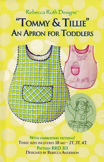 an apron and bib pattern for toddlers