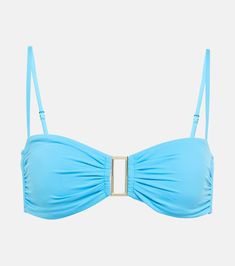 Find MELISSA ODABASH Spain Bandeau Bikini Top on Editorialist. Made in Italy. Material: 86% polyamide, 14% elastane. Closure: hook fastening. Care instructions: hand wash. Bathing Suit Collection, Girly Gifts Ideas, Light Grey Leggings, Poolside Glamour, Denim Embroidery, Melissa Odabash