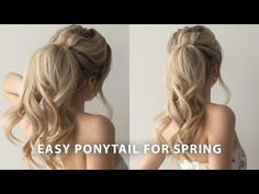 Formal Ponytail Hairstyles, Dressy Ponytail, High Ponytail Tutorial, Formal Ponytail, Prom Ponytail Hairstyles, Wedding Ponytail Hairstyles, Fancy Ponytail