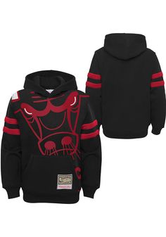 Those cold nights at the game won't keep your little Chicago fan from cheering on the team in Chicago Bulls Long Sleeve Hoodie! Give them this Chicago Bulls Youth Black Big Face Hooded Sweatshirt to keep warm in the stands. This Bulls Long Sleeve Hoodie features a soft hand screen printed graphic on front and hood. Retro Nba Jerseys, Big Face, Cold Nights, Team Wear, Hand Screen Printed, Soft Hands, Clothing Styles, Chicago Bulls, Soft Hand