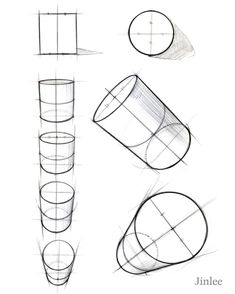 the steps to draw different shapes and sizes for an object in this drawing lesson, you can