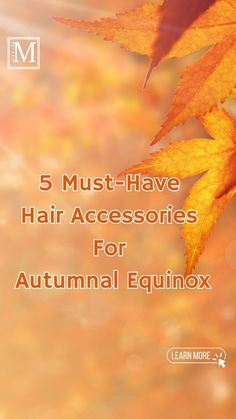 Get ready for the Autumnal Equinox with our top 5 must-have hair accessories. From acorn crowns to autumn leaves, these pieces bring the essence of the season to your style. Whether you’re attending a festival or just embracing the cozy vibes, these accessories are perfect for fall. 🍁 #EquinoxStyle #FallAccessories #AutumnVibes Autumnal Equinox, To Autumn