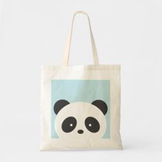 A panda on a bag for life. Painting On Cloth Bag, Tote Bag Print Design, Tote Bag Design Ideas, Bag Design Ideas, Tote Bag Painting, Creative Tote Bag, Diy Tote Bag Design, Handpainted Tote Bags, Bag Painting