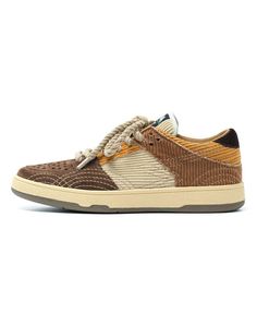 Get ready to stride in style with our Corduroy All Match Sports Casual Unisex Shoes. With their on-point khaki color blocking, they're the fashion-forward choice that will elevate any outfit. Made with a mixed upper material and corduroy detailing, these shoes aren't just hard-wearing. They're downright stylish! Whether it's the city streets or the park, you'll be turning heads wherever you go. But let's not forget about comfort. Our shoes boast a PU insole that's like a pillow for your feet. Ev Brown Suede High-top Sneakers For Streetwear, Khaki Round Toe Sneakers For Fall, Fall Khaki Sneakers With Round Toe, Sporty Beige Suede High-top Sneakers, Brown Platform Sneakers For Streetwear, Trendy Brown High-top Sneakers For Streetwear, Brown Canvas Sneakers For Streetwear, Brown Retro Canvas Sneakers, Beige Suede High-top Sneakers For Streetwear