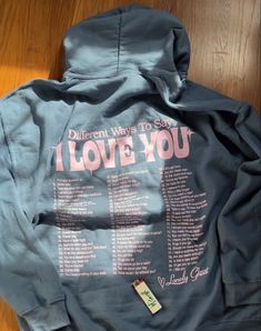 Different Ways To Say I Love You Hoodie, Ways To Say I Love You Sweatshirt, Lonely Ghost Hoodie Outfit, Lonely Ghost Sweatshirt, Indy Blue, I Miss My Boyfriend, Ghost Clothing, Lonely Ghost, Ghost Hoodie